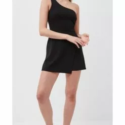 French Connection New Whisper One Shoulder Envelope Dress