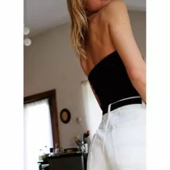 Free People Carrie Tube Top In Black New