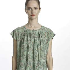 Corey Lynn Calter Maggie Pleat Neck Top