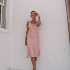 Hemline Exclusive Rebecca Dress In Pink New