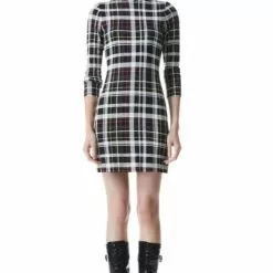 Alice & Olivia Delora Turtleneck Mini Dress