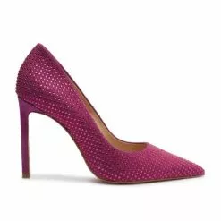 Schutz Lou Crystal Pump In Bright Violet New