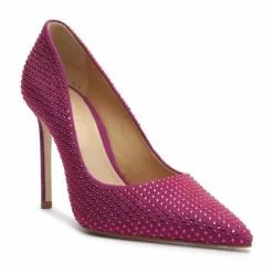Schutz Lou Crystal Pump In Bright Violet New