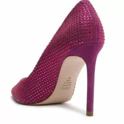 Schutz Lou Crystal Pump In Bright Violet New