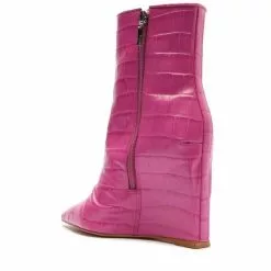 Schutz New Asya Boot In Hot Pink