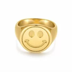 Sahira Happy Signet Ring New
