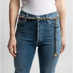 Love Strength New Everywhere Two Toned Chain Belt