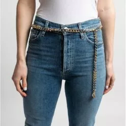 Love Strength New Everywhere Two Toned Chain Belt