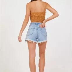 Hausen Smocked Tube Top New