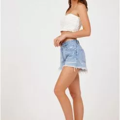 Hausen Smocked Tube Top New