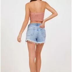 Hausen Smocked Tube Top New