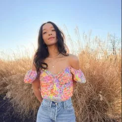 Amanda Uprichard Goldie Bodysuit