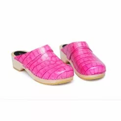Hasbeens Swedish Husband In Hot Pink Cro New