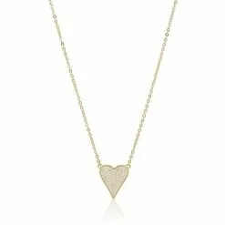 Sahira Audrey Heart Necklace New