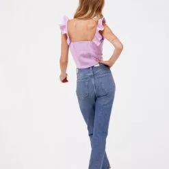 Hausen Lavender Crop Top New