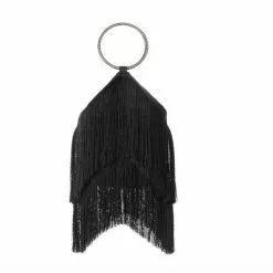 OLGA BERG Penola Fringed Bangle Bag