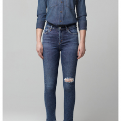 Citizens Of Humanity Rocket Crop Mid Rise Skinny In Swing Low