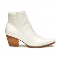 Matisse Sustainable Spade Bootie White Croc