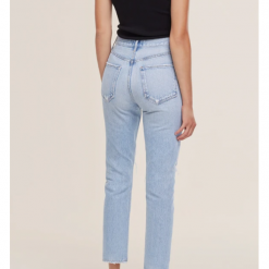 AGOLDE Riley Crop Jeans In Clear Skies