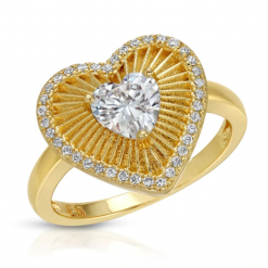 Elizabeth Stone Lovestruck Ring - CZ New