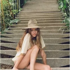 Lack Of Color Sunnydip Frayed Fedora New