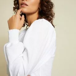 Nation LTD Tabitha Long Sleeve In White