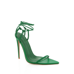 Billini The Lace Up Heel In Green New