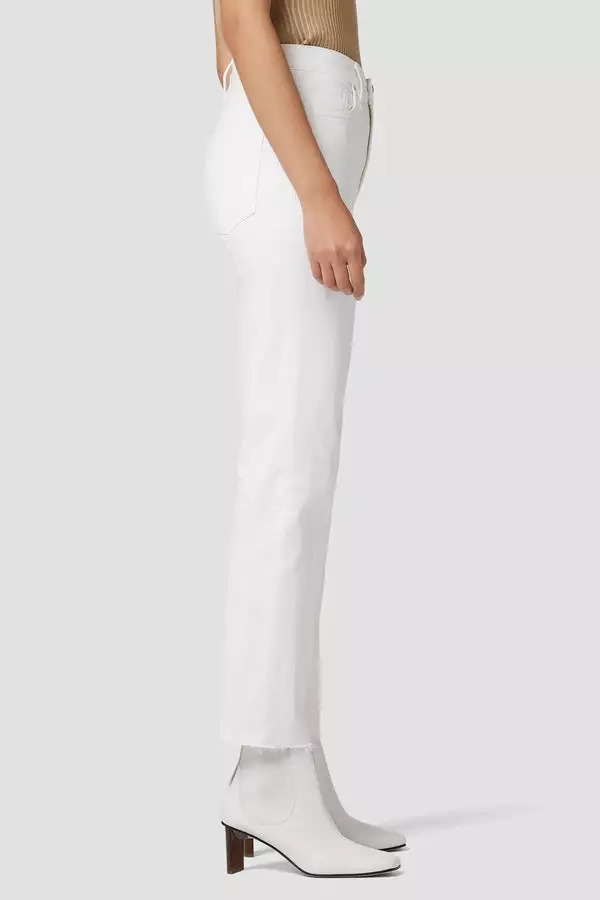 Hudson Remi High Rise Straight Ankle In White New 2 Hudson Remi High Rise Straight Ankle In White New