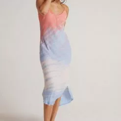 Bella Dahl Fray Cami Slip Dress In Poppy