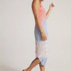 Bella Dahl Fray Cami Slip Dress In Poppy