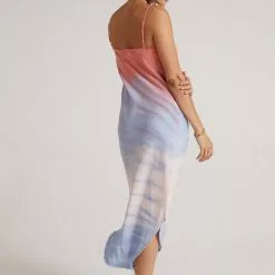 Bella Dahl Fray Cami Slip Dress In Poppy