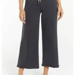 Z Supply Sasha Organic Pant In Washed Black