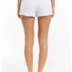 Nation LTD Kalea Fleece Short In White Sustainable