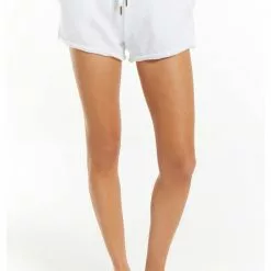 Nation LTD Kalea Fleece Short In White Sustainable