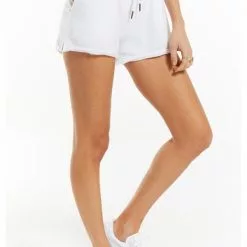 Nation LTD Kalea Fleece Short In White Sustainable