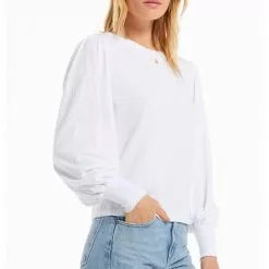 Nation LTD Sustainable Emery Long-sleeve Top In White