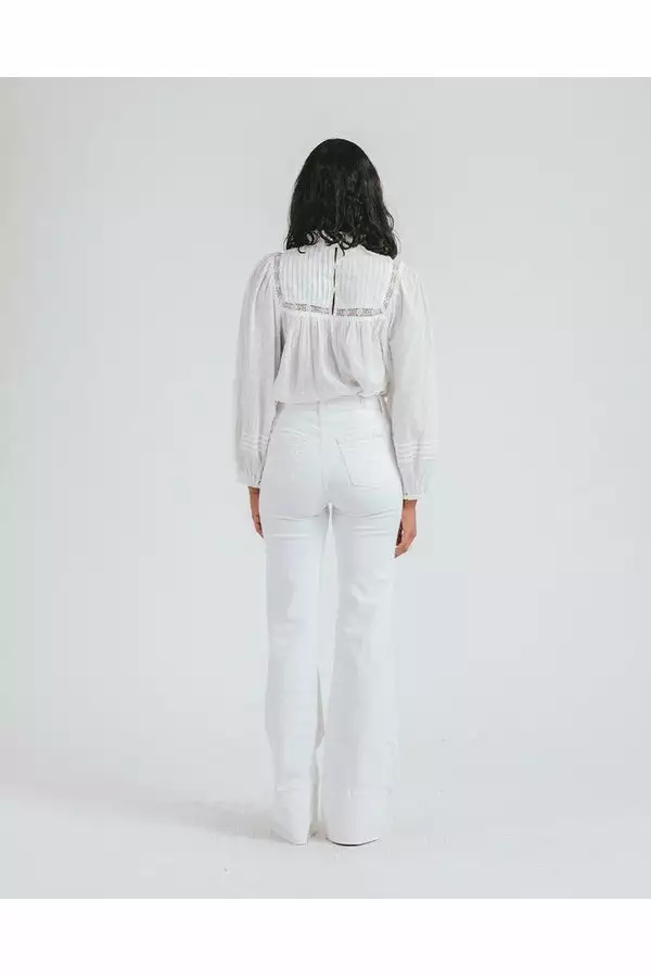 Cleobella Amita Blouse In White New 3 Cleobella Amita Blouse In White New