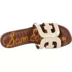 Sam Edelman Bay Slide Sandal In Eggshell New