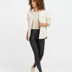 Spanx Faux Leather Leggings New