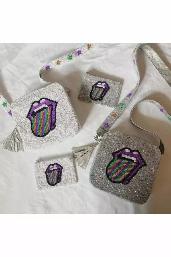 Moyna Hemline Exclusive Mardi Gras Coin Purse Exclusives 1 Moyna Hemline Exclusive Mardi Gras Coin Purse Exclusives