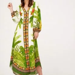 Farm Rio Fresh Forest Midi Dress