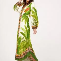 Farm Rio Fresh Forest Midi Dress