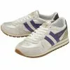 Gola New Dayton Sneaker In White/Purple/Grey