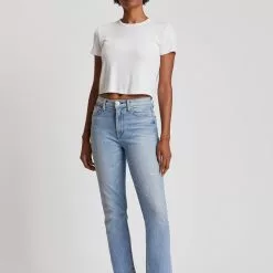 Hudson Holly High Rise Crop Bootcut In Colossal