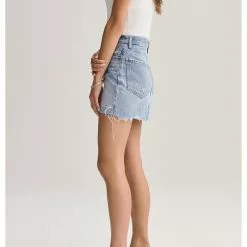 AGOLDE Quinn Mini Skirt In Swampmeet Sustainable