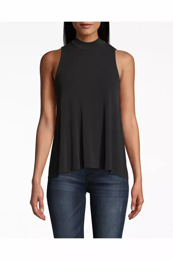 Nicole Miller Sustainable Stretchy Matte Jersey Elisa Top