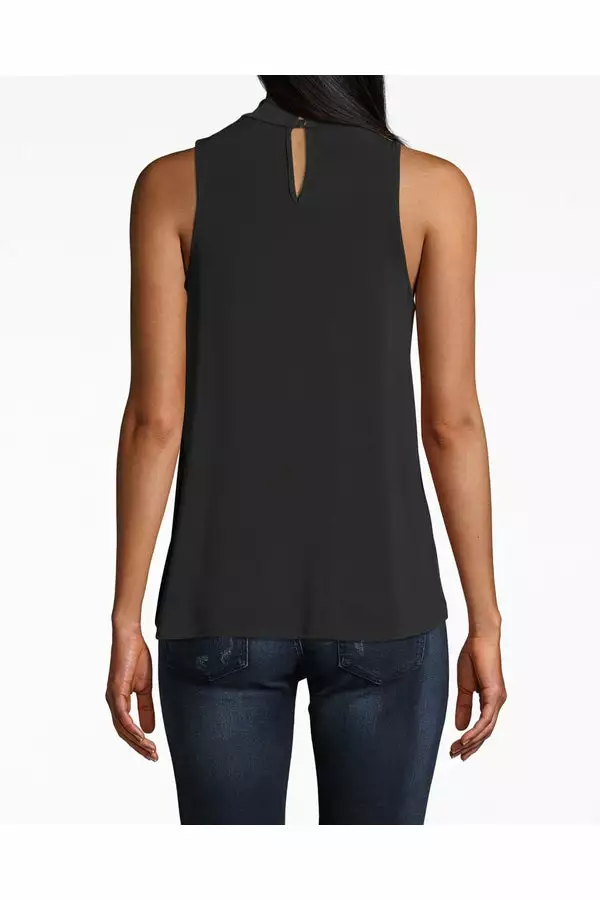 Nicole Miller Sustainable Stretchy Matte Jersey Elisa Top