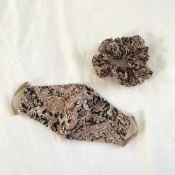 Cleobella Woodblock Mask + Scrunchie Rishi